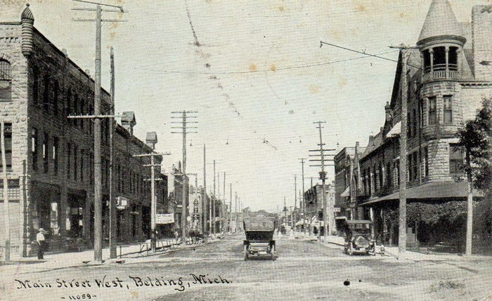 Belding - Vintage Postcard (newer photo)
